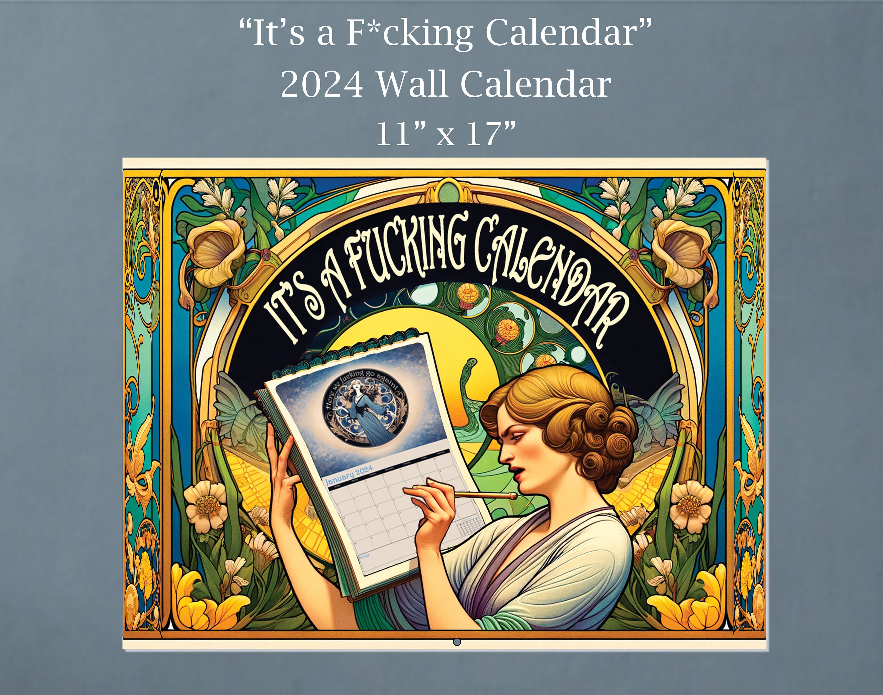 Fuck It Calendar - Etsy