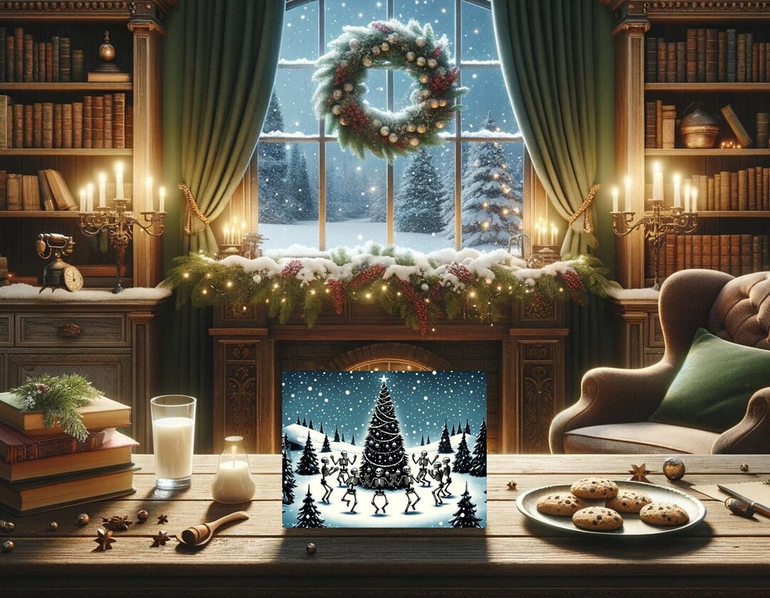 Horrordays, Creepmas, Spooky Christmas Cards, Gothic Greeting Cards 