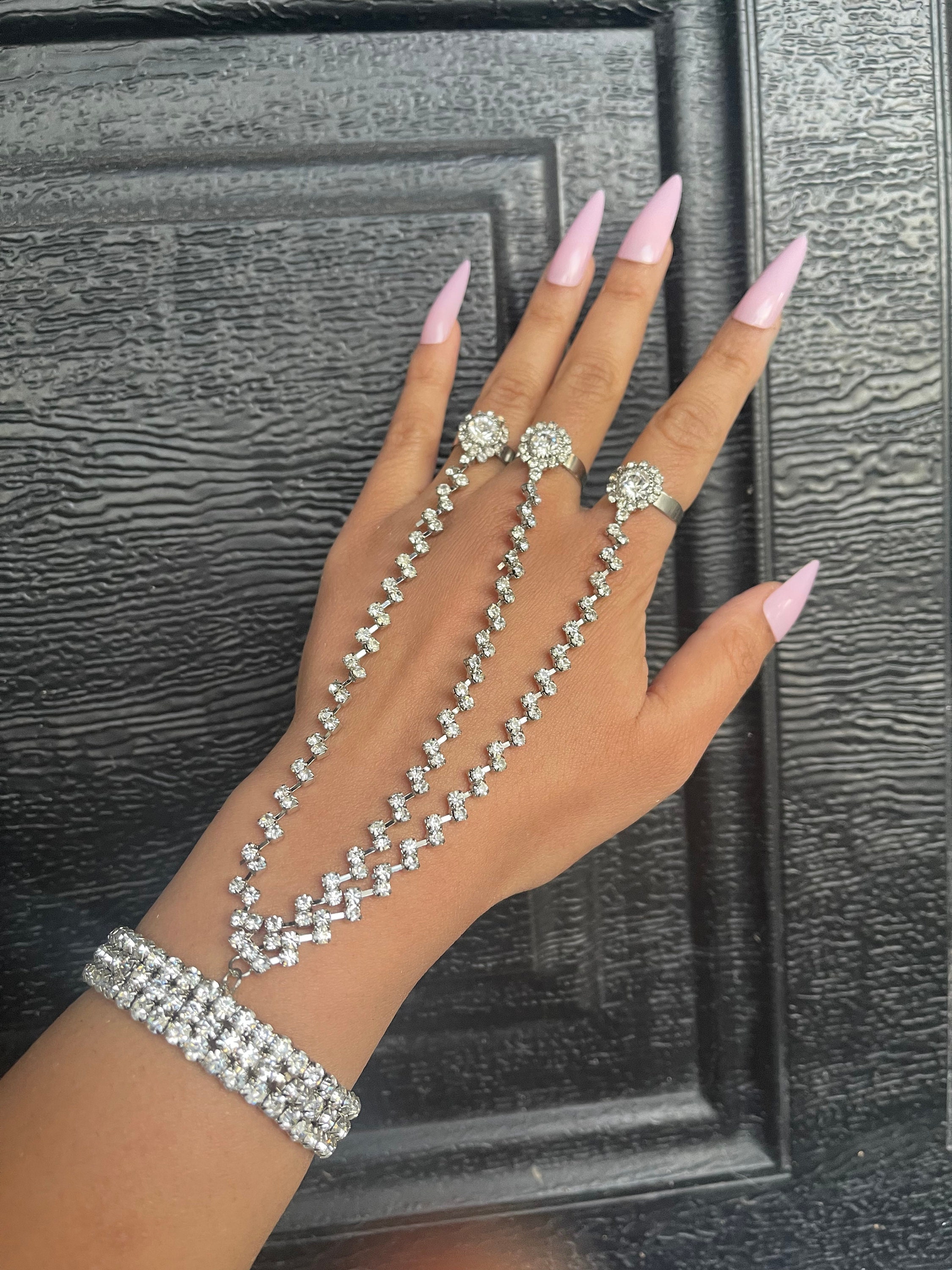 Silver on sale hand panja