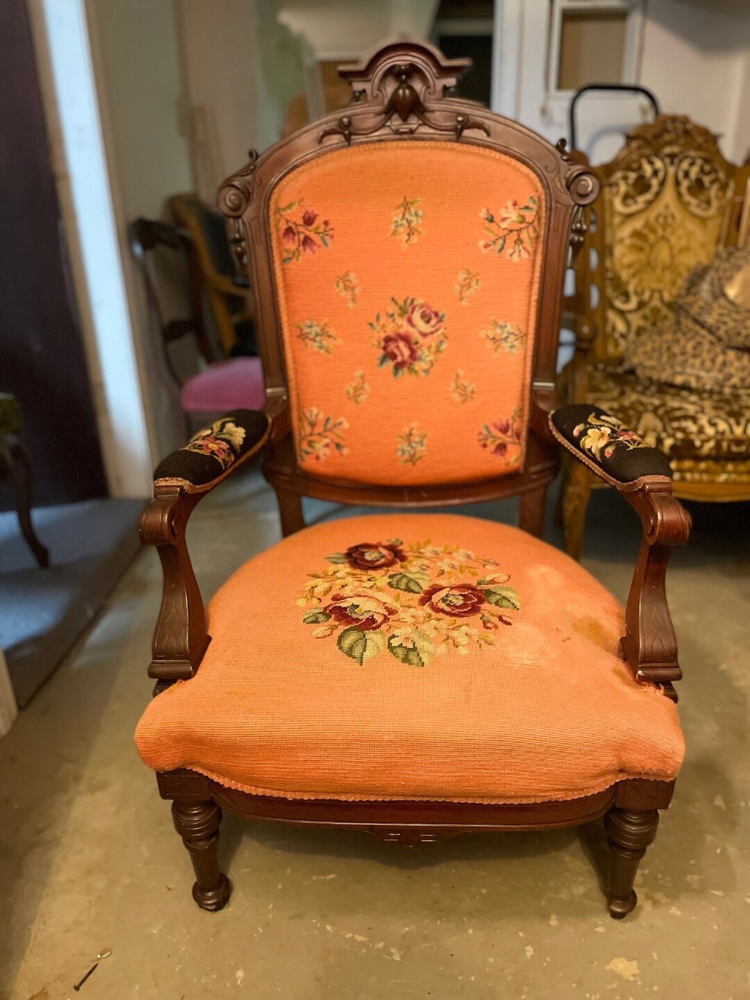 Customizable Parlor Chair Etsy