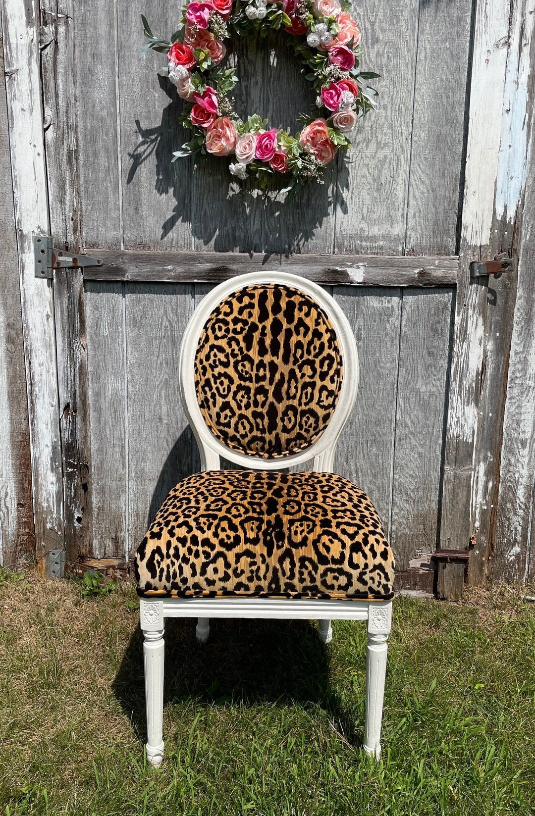 Customizable Animal Print Chair - Etsy