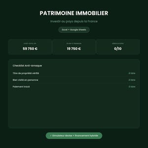French Residence Permit Tracker Excel | ANEF + OQTF Deadline Tracker + Document Checklist | Google Sheets