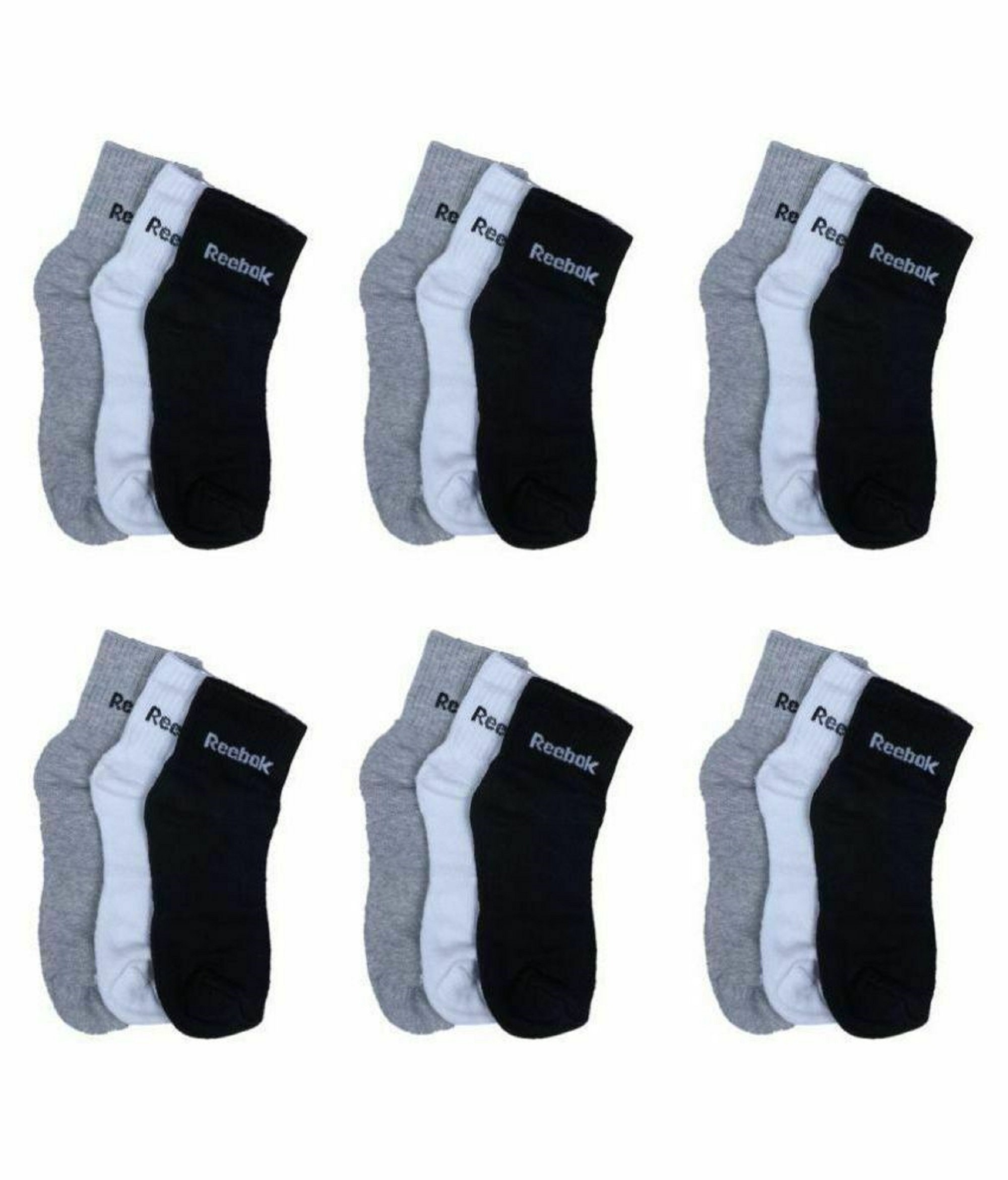 Reebok Sports Socks Comfort Multi Color Casual Wear 3 Pair Etsy