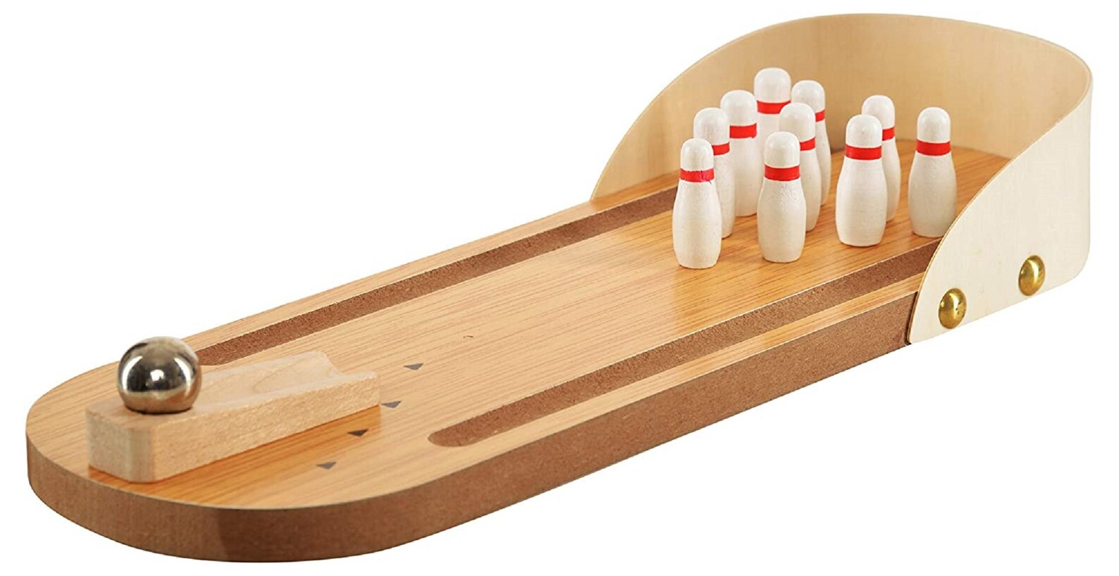 Miniature Bowling Ball Game Desktop Office Indoor Games Etsy