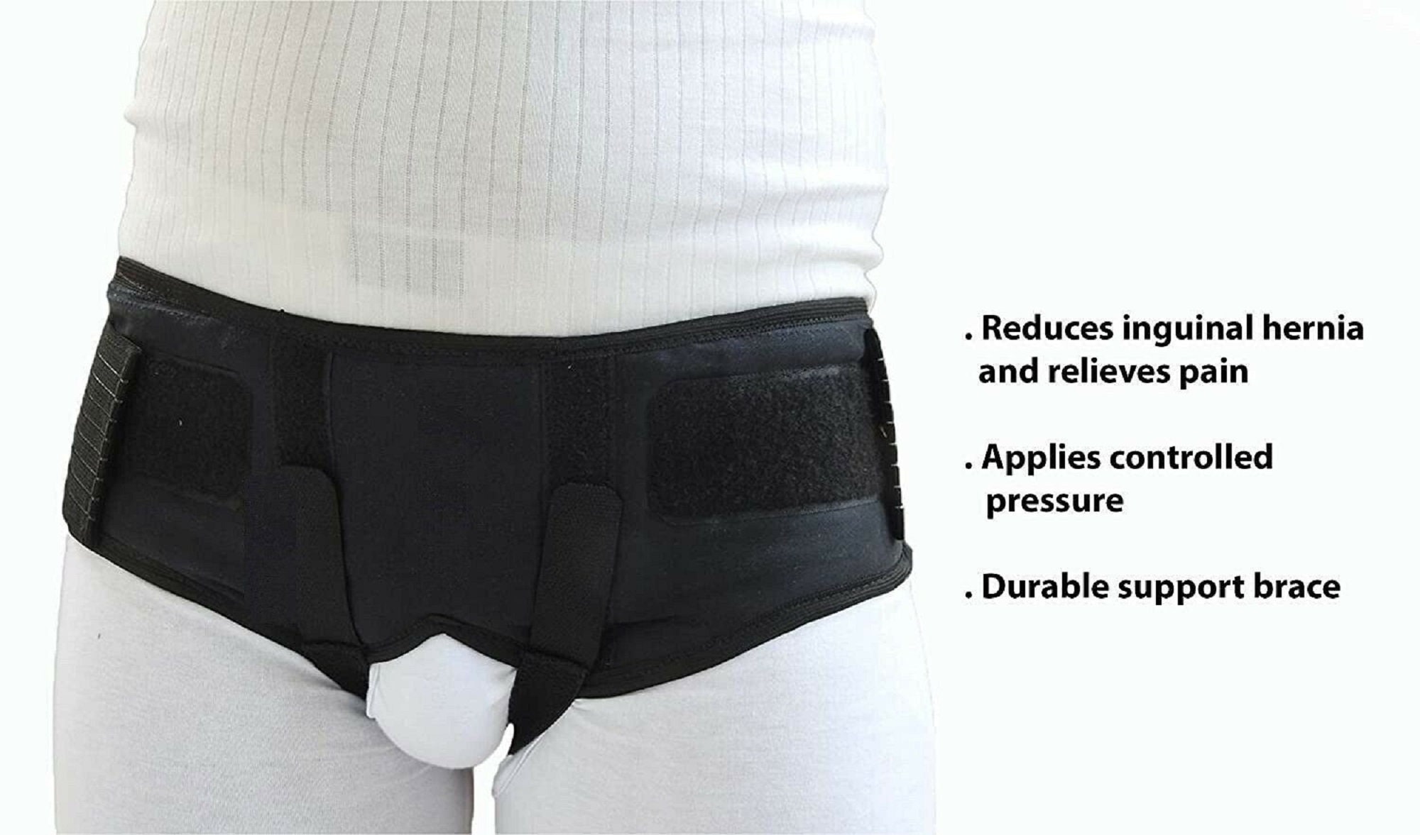 Hernia Belt for Men Medical Groin Support Truss black Etsy UK