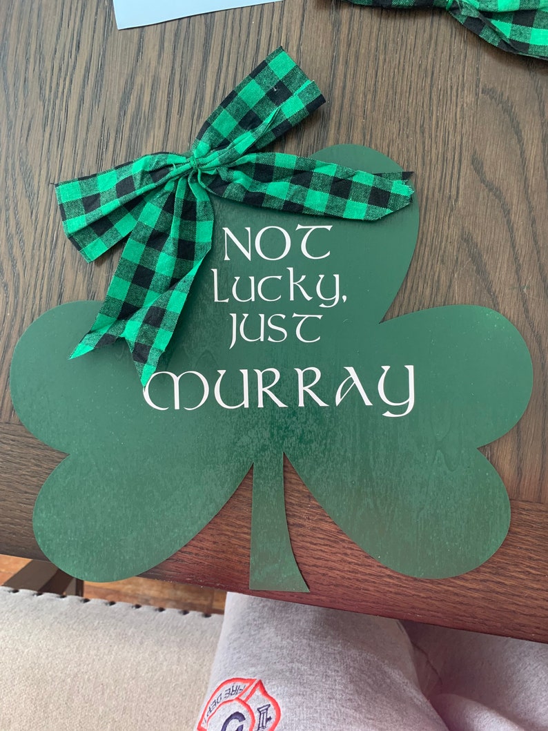 Customizable Shamrock Signs!! - Etsy