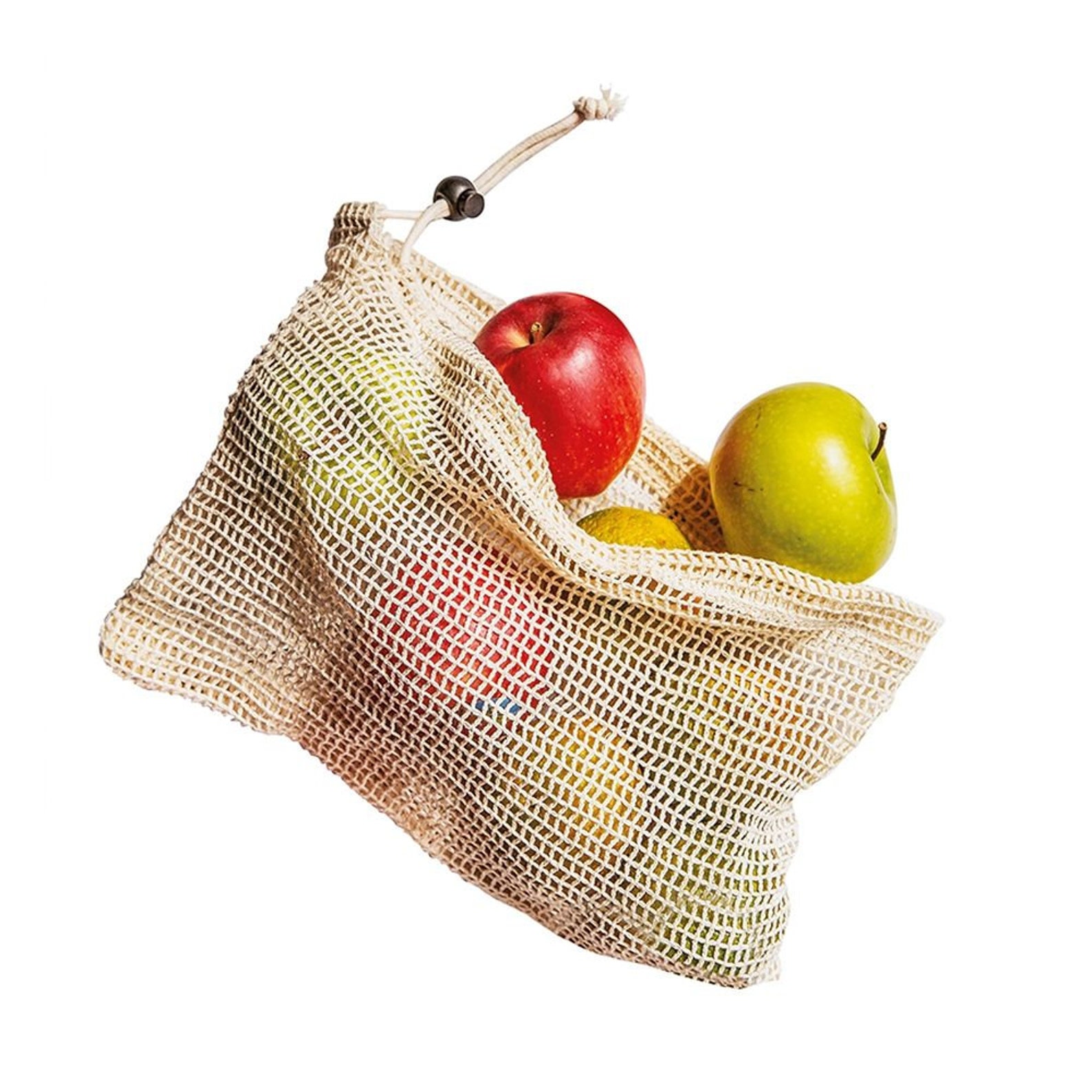 Reusable Mesh Small Reusable Mesh Bag, Cotton Storage Mesh Bag for Produce, Toys and ...