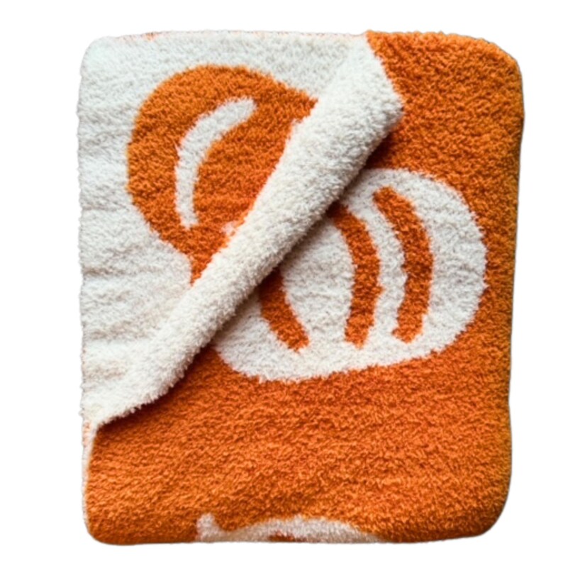 Pumpkin Throw Blanket, Fall Blanket, Halloween, Cozy, Ultrasoft, Plush, Strechy, Fluffy, Microfiber feather yarn, Two-sided, Reversible image 10