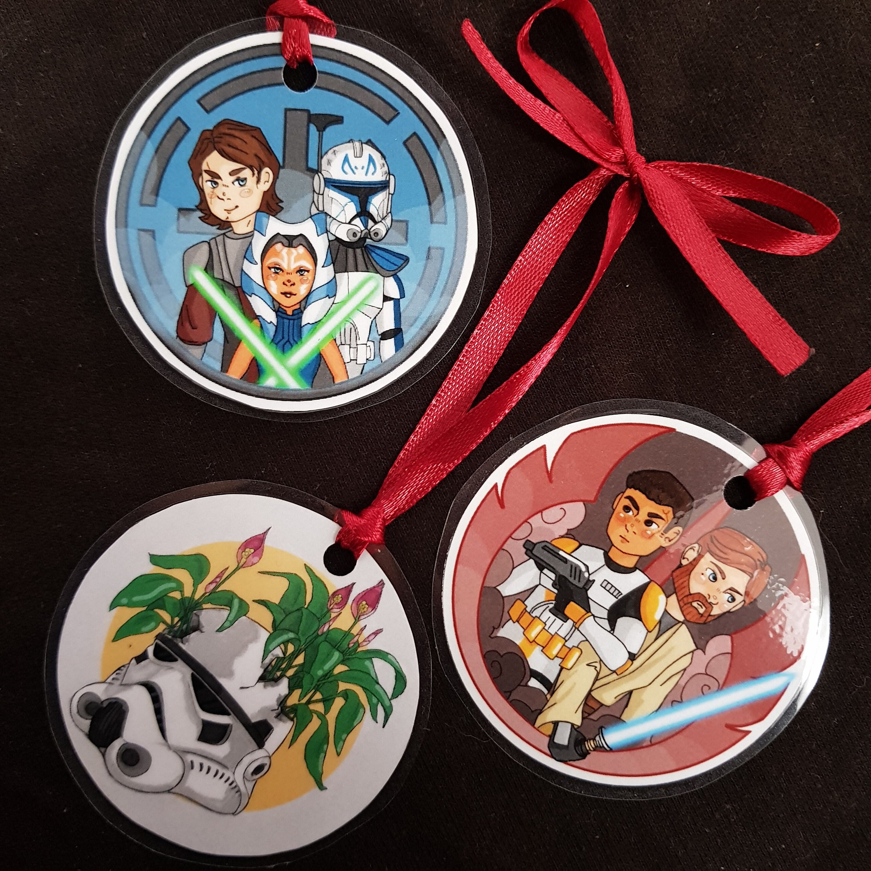 Star Wars the Clone Wars Laminated Charms - Etsy