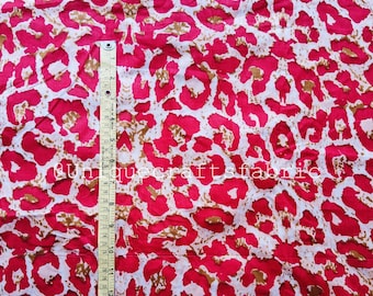 Tiger Print Cotton Fabric: Sewing & Quilting Fabric By The Yard