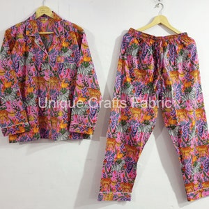 Indian Cotton Pajama Set: Ultra Soft Women&#39;s PJs