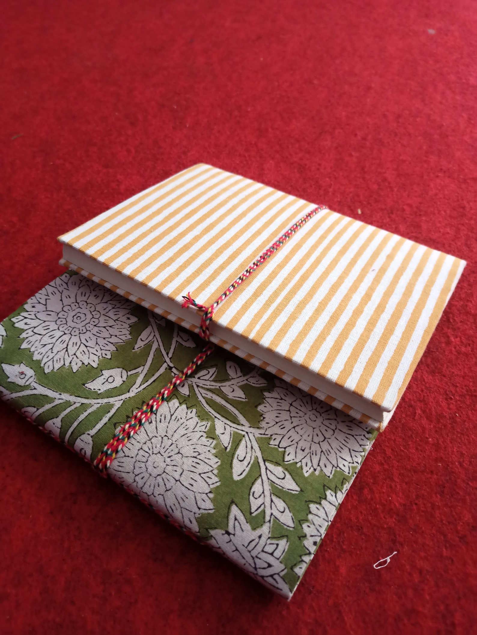 5 Handmade Indian Hand Block Print Note Book, Handmade Diary, Note Book ...