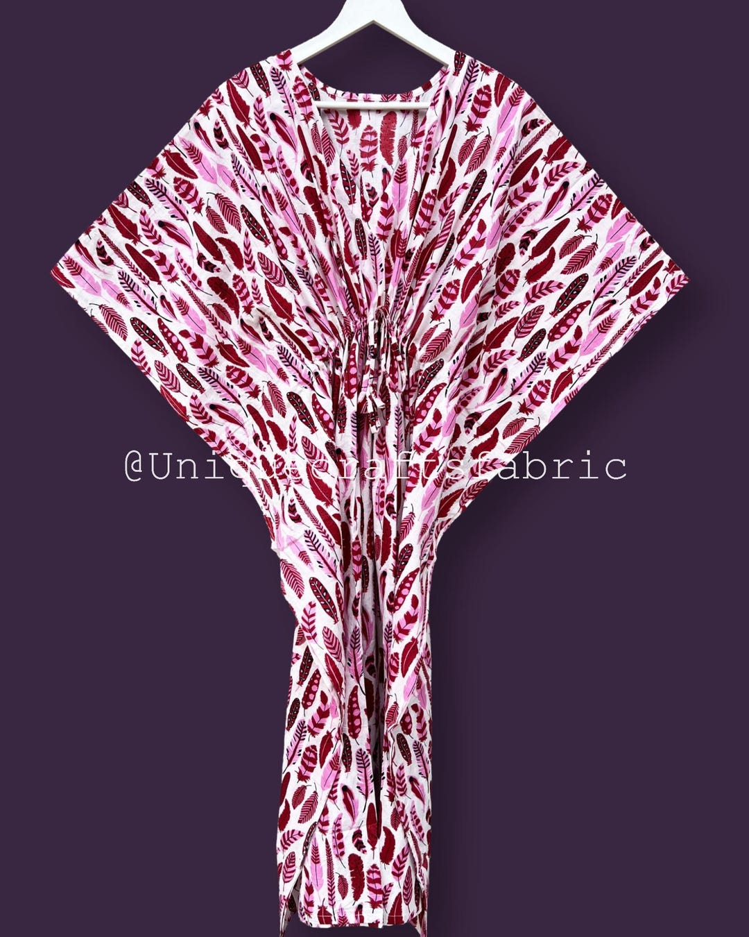 White Beach Kaftan Dress main image 1