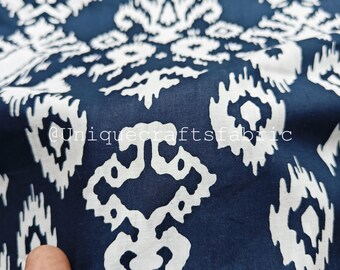 Ikat Print Cotton Voile Fabric: Lightweight Summer Dress Making