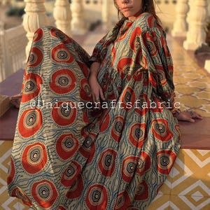 cotton voile midi dress in block print Cotton Voile Midi Dress