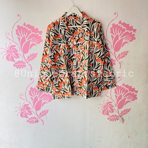 Floral Print Cotton Pajama Set - Summer Sleepwear