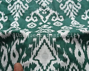 Ikat Print Cotton Voile Fabric: Lightweight Summer Dress Making