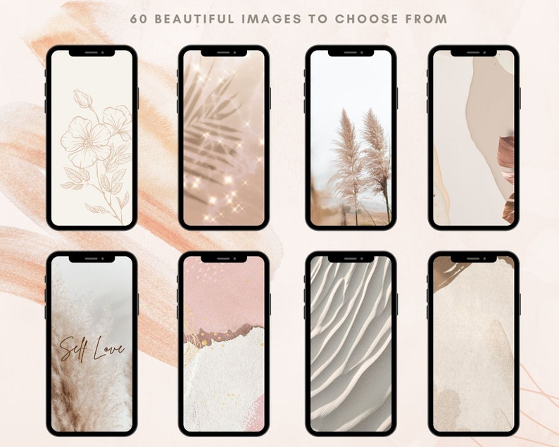200 iOS 14 App Icons iPhone iOS Theme Nude Aesthetic for Home Screen iOS14 Widget iOS14 Icon Pack Neutral Theme Icon Bundle