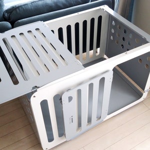 Stylish Aluminum Dog Room i100 /Dog crate/Modern/Dog house/Indoor/Trouble free Happyinuself image 4