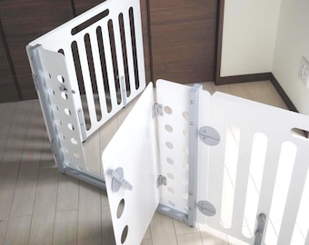 Aluminum Dog Corner Playpen G65K Door Set 3/Indoor/Modern -Happyinuself