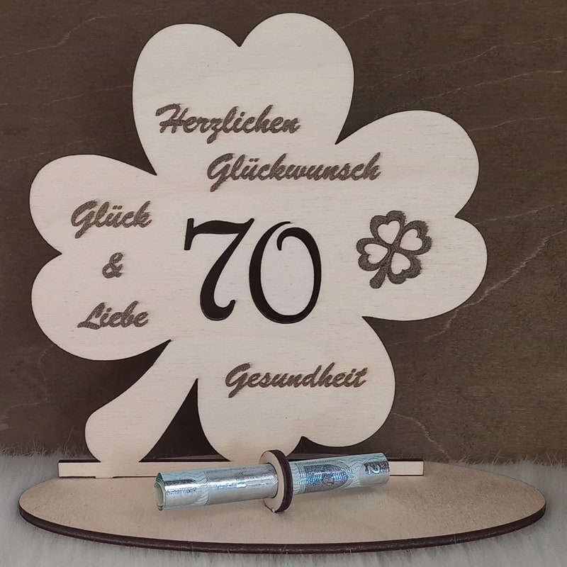 Geldgeschenk 70. geburtstag frau Etsy.de