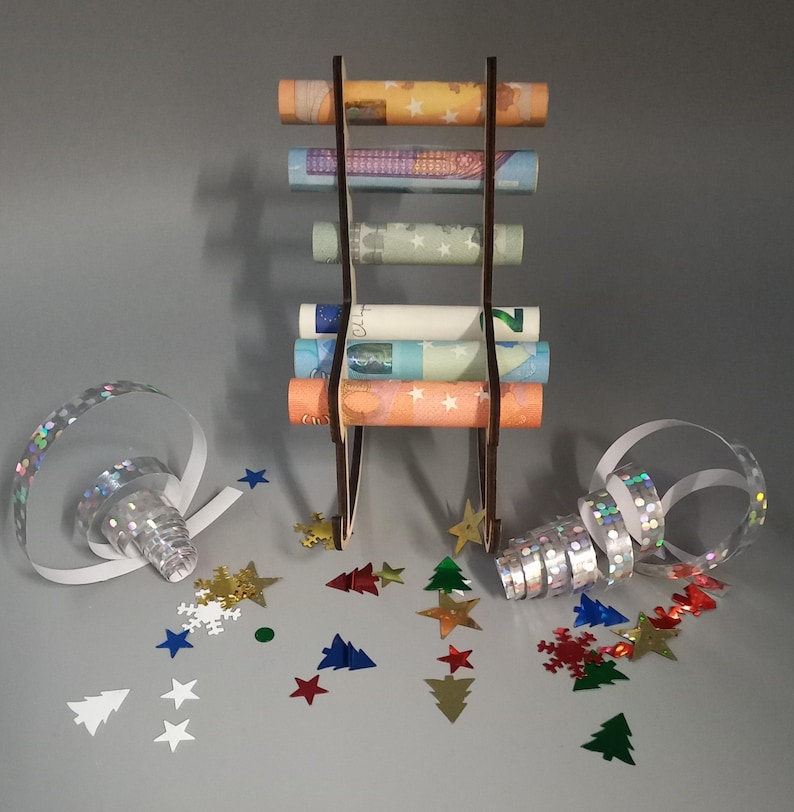 Geldgeschenk Schaukelstuhl, Stuhl zur Rente bild 4