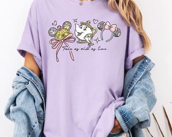 Disney Belle Princess Shirt, Tale as old as time, Beauty and the Beast shirt, Belle Princess Tee, Girly aesthetic Disney Girls trip tee