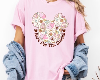 I'm Here For The Snacks, I am Here For The Drinks, Family Shirt, Disney Food Beer Shirts, Disneyland Shirts, Disneyworld Vacation T-shirt