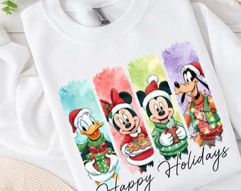 Disney Christmas Tee, Mickey's Very Merry Christmas Party Shirt, Mickey & Friends Christmas Sweatshirt, Disneyland Xmas Family Holiday Shirt
