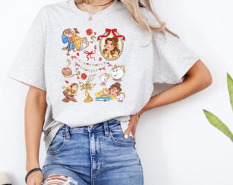 Disney Belle Princess Shirt, Tale as old as time, Beauty and the Beast shirt, Belle Princess Tee, Girly aesthetic Disney Girls trip tee