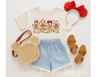 Mickey Gingerbread Christmas Shirt, Gingerbread Mickey Shirt, Mickey Friends Gingerbread Cookie Shirt, Mickey Christmas Shirt, Disney Shirt