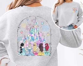 Camiseta del Castillo de Princesas Disney, Regalo para Mejores Amigas del Castillo de Disneyland, Camisetas para Viajes de Chicas a WDW, Sudadera de Vacaciones en Disney World, Regalo para Niñas