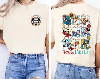 Disney Mickey And Friends Cruise Line Custom Shirts, Disney Cruise Shirt, Disney Family Trip Shirt, Cruise Birthday Shirts, Cruise Squad Tee