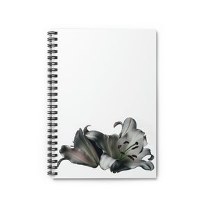 Black and White Floral Journal, notebook