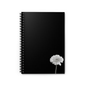 Black Floral Notebook, Journal