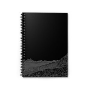Mountain journal, Spiral Notebook, Ruled Line, - #5