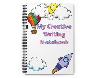 Kids Creative Writing Spiral Notebook        - Ruled Line -        Great for Homeschoolers!!!