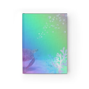 Rainbow Turtle Journal, Undersea fun - Ruled Line