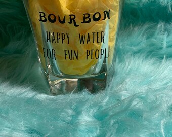 Rocks Glass- Bourbon Glass- Whisky Glass- Custom Barware