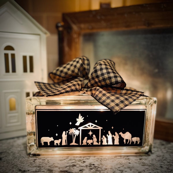 Nativity Lighted Block