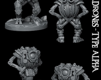 MechaDrone Miniature - Rocket Pig Games - D&D 5e - Dungeons and Dragons - Fantasy RPG Tabletop Games - Pathfinder