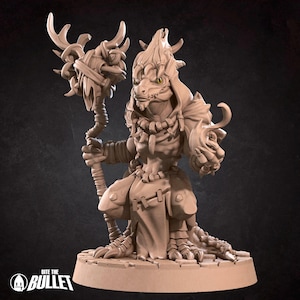 Kobold Warlock Miniature- Kobolds- Bite the Bullet -D&D 5e -Dungeons and Dragons -Pathfinder -Fantasy RPG Tabletop Games