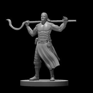 Human Male Druid Miniature - MZ4250 - D&D 5e - Dungeons and Dragons - Pathfinder -Fantasy RPG Tabletop Games
