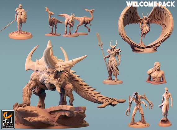 Female Angel Warrior Miniature - Heaven and Hell - Lord of Female Angel Warrior Miniature - Heaven and Hell - Lord of