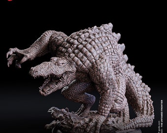 Scalejaw Alligator/crocodile Miniature- the Untamed Frontier