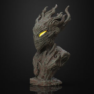 Dark Dryad Bust / Statue - Fotis Mint -D&D 5e - Dungeons and Dragons - Pathfinder - Fantasy RPG Tabletop Games