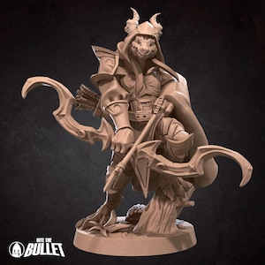 Dragonborn Ranger Miniature- Dragonborns Pt. 2- Bite the Bullet -D&D 5e -Dungeons and Dragons -Pathfinder -Fantasy RPG Tabletop Games