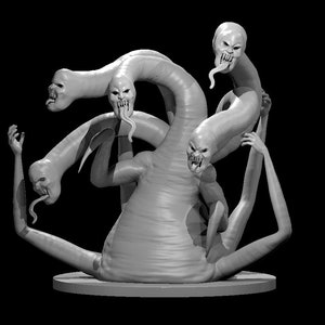 Falsk Hydra Miniatyr - MZ4250 - D&D 5e - Dungeons and Dragons - Bordspel - Fantasy RPG Spel - Pathfinder
