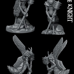 Hive Knight Miniature - Rocket Pig Games - D&D 5e - Dungeons and Dragons - Fantasy RPG Tabletop Games - Pathfinder