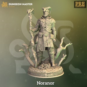Noranor - Tiefling Druid Miniature - Guardians of the Fey - DM Stash - D&D 5e - Dungeons and Dragons - Pathfinder - Fantasy Tabletop Games